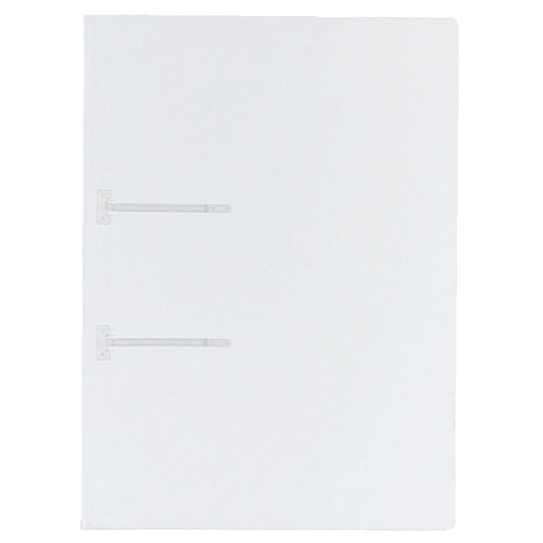 コクヨ ファスナーファイル(クリヤーカラー) A4タテ 2穴 90枚収容 透明 フ-P170T 1セット(20冊)