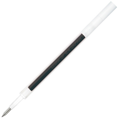 ゼブラ ジェルボールペン替芯 JF-0.4芯 黒 サラサ用 RJF4-BK 1セット(10本)