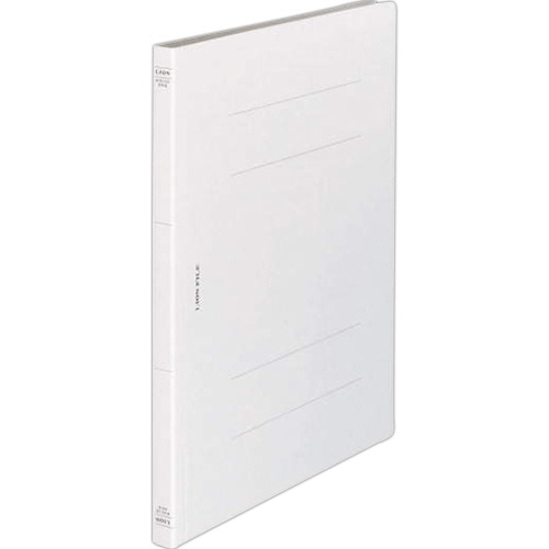 ライオン事務器 フラットファイル(環境) 樹脂押え具 A4タテ 150枚収容 背幅18mm 無着色 A-511KA4S 1セット(10冊)
