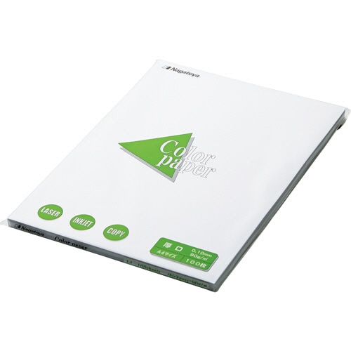 長門屋商店 Color Paper A4 厚口 白 ナ-3301 1セット(500枚:100枚×5冊)