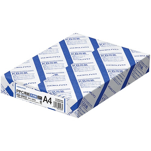 コクヨ PPC用紙(共用紙) A4 2穴 64g/m2 KB-39H2 1セット(2500枚:500枚×5冊)