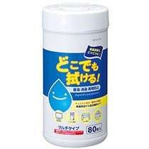TANOSEE OAウェットティッシュクリーナー マルチタイプ ボトルタイプ 1セット(480枚:80枚×6個)