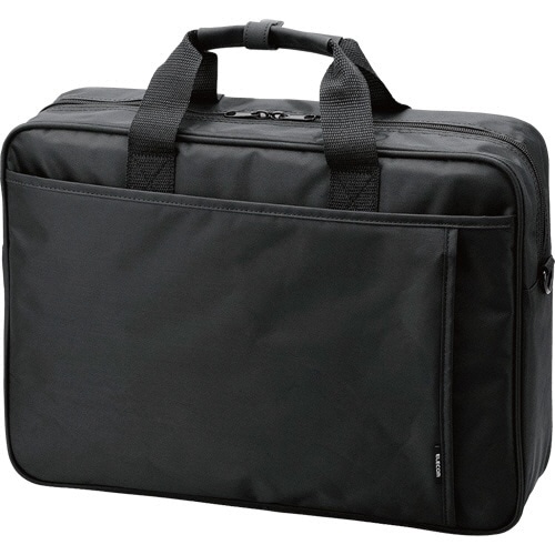 エレコム PCキャリングバッグ 大容量タイプ 16.4インチワイドノートPC対応 ブラック BM-SDLABK 1セット(3個)