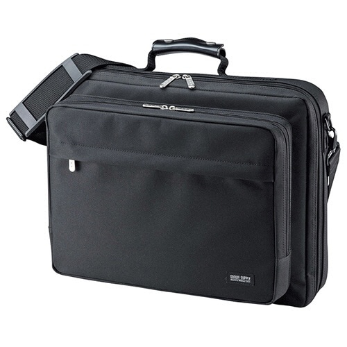サンワサプライ PCキャリングバッグ 15.6型ワイド対応 ブラック BAG-U54BK2 1セット(3個)