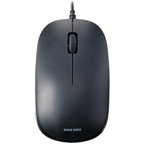 ＴＡＮＯＳＥＥ　サンワサプライ　サイレントマウス　ＢｌｕｅＬＥＤ（有線ＵＳＢ－Ａ＆Ｔｙｐｅ－Ｃ両用）　ブラック　ＭＡ－ＴＭＹＢＬ３　１セット（５個）