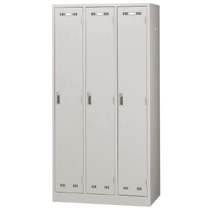 ライオン事務器 (N)LEO ロッカー 3人用 ニューグレー LE-3N 1台