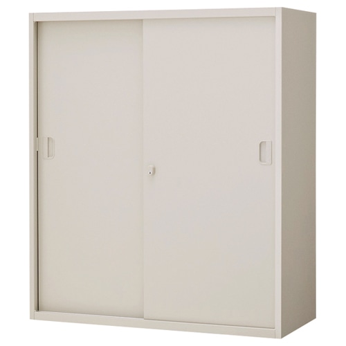 ライオン事務器 (N)LEO オフィスユニット 上置専用 引き戸型 高さ1050mm ニューグレー LES-11S 1台