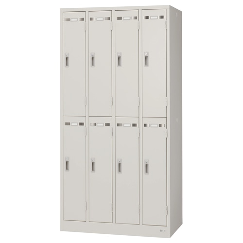 ライオン事務器 (N)LEO ロッカー 8人用 ニューグレー LE-8N 1台