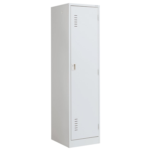 ライオン事務器 (N)LEO 掃除用ロッカー 幅455×高さ1790mm ニューグレー LES-400 1台