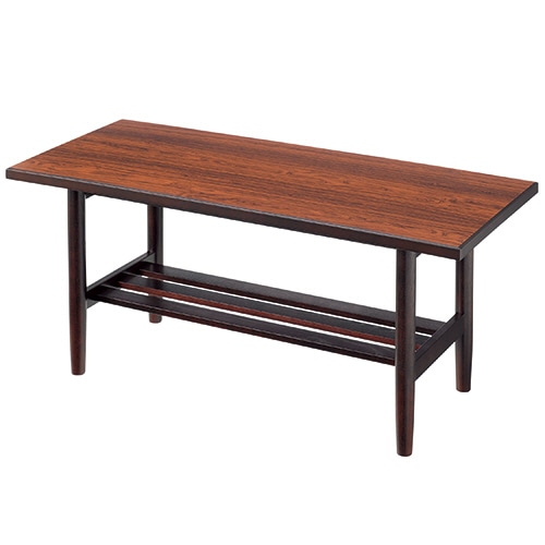 ライオン事務器 (N)応接セット センターテーブル ローズウッド T-184S 1台