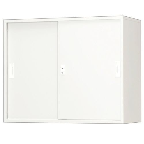 エランサ (N)スチール収納庫 上置専用 スチール引き戸型 高さ730mm ホワイト MST073-S 1台