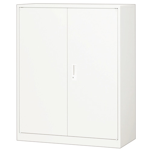 エランサ (N)スチール収納庫 下置専用 両開き型 高さ1120mm ホワイト MST112B-H 1台