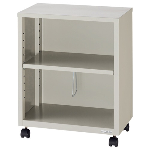 ライオン事務器 (N)デスクアンダーラック 幅500×奥行300×高さ610mm ライトグレー UR-15 1台