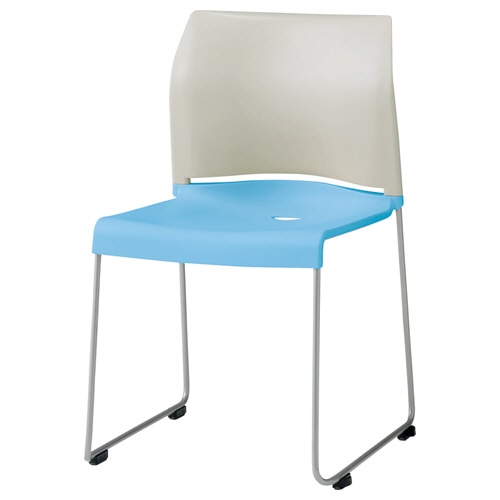 エランサ (N)スタッキングチェアー ブルー LSP-1110BL 1脚