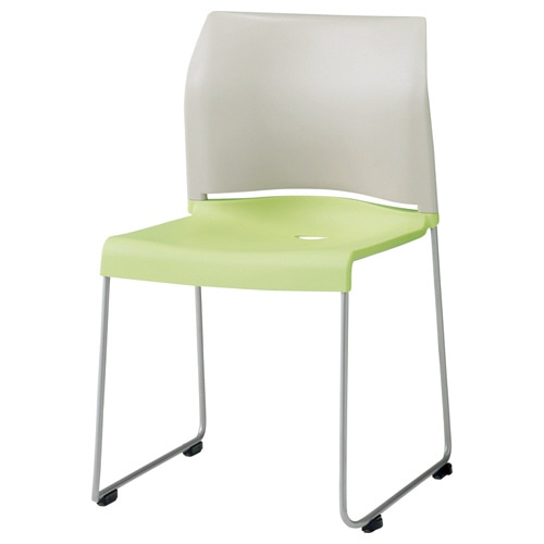 エランサ (N)スタッキングチェアー グリーン LSP-1110GR 1脚