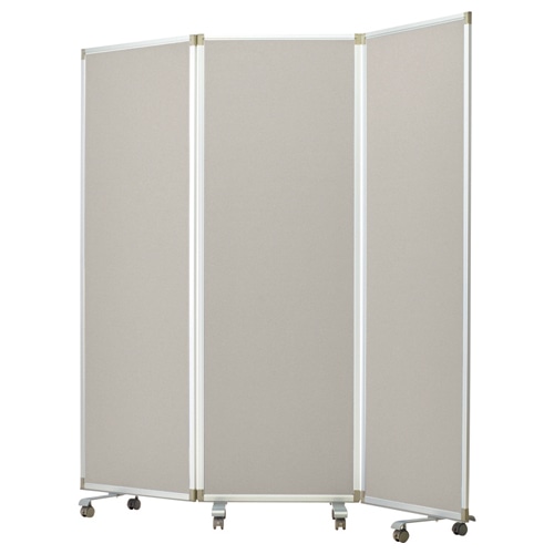 エランサ (N)3連スクリーン 幅1800×奥行350×高さ1800mm 布貼り グレー KSN-1818H 1台