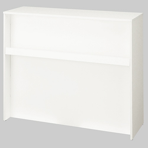 エランサ (N)木製ハイカウンター 幅1200×奥行400×高さ1000mm ホワイト MHC-124-WH 1台