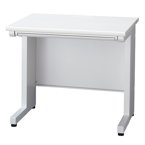 ライオン事務器 (N)LEO オフィスデスク 平机 幅800×奥行700×高さ700mm ホワイト LER-L087FD-WW 1台