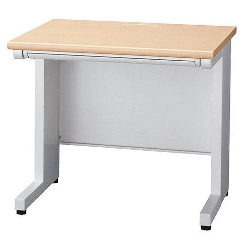 ライオン事務器 (N)LEO オフィスデスク 平机 幅800×奥行700×高さ700mm ナチュラル LER-L087FD-MW 1台