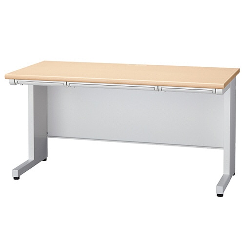 ライオン事務器 (N)LEO オフィスデスク 平机 幅1400×奥行700×高さ700mm ナチュラル LER-L147FD-MW 1台