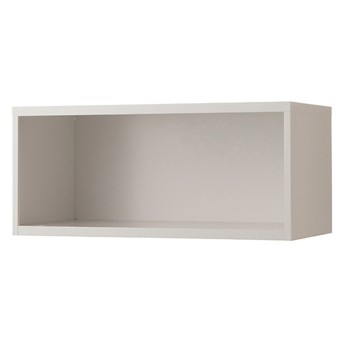 ライオン事務器 (N)LEOオフィスユニット オープン 上置き 1段 幅900×奥行450×高さ400mm ホワイト LEW-04K 1台