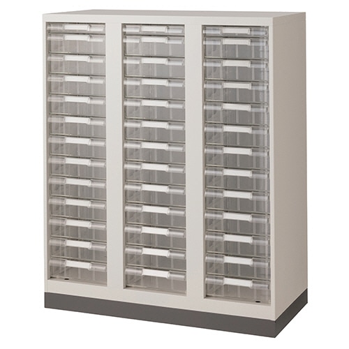 ライオン事務器 (N)LEOオフィスユニット トレー型(深型) 下置き 幅900×奥行450×高さ1110mm ホワイト LEWB-AC313 1台