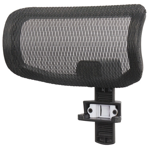 ライオン事務器 (N)LEO メッシュチェアー用ヘッドレスト ブラック HE-1900-BK 1個