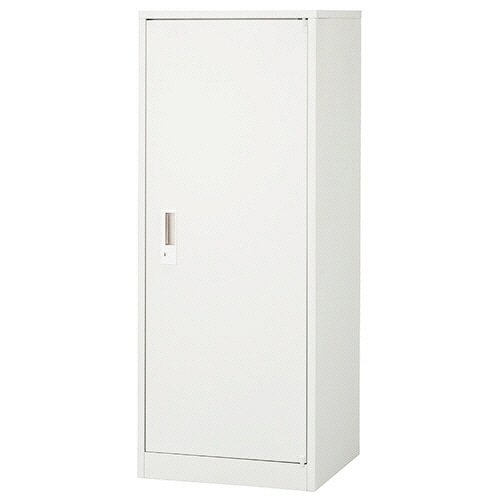 エランサ (N)スチール収納庫 下置専用 片開き書庫 幅450mm ホワイト(組立設置込) MST112B-KH 1台