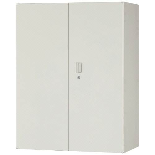 ライオン事務器 (N)LEOオフィスユニット 両開き 上置き 3段 幅800×奥行450×高さ1050mm ホワイト(組立設置込) LEW80-11H 1台