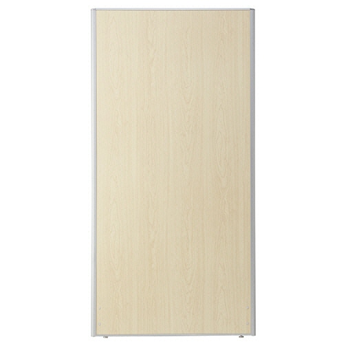 エランサ (N)パーティション スチールタイプ 幅900×高さ1800mm 木目調(ナチュラル)(組立設置込) LP24-180090-SPN 1枚
