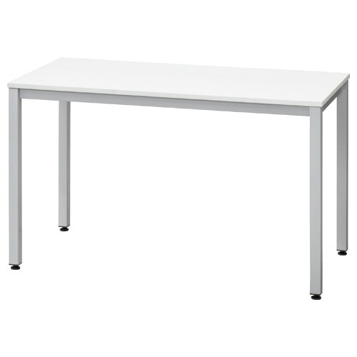 エランサ (N)スクエアテーブル 幅1200×奥行600mm ホワイト(お客様組立) LBS-1260WH 1台
