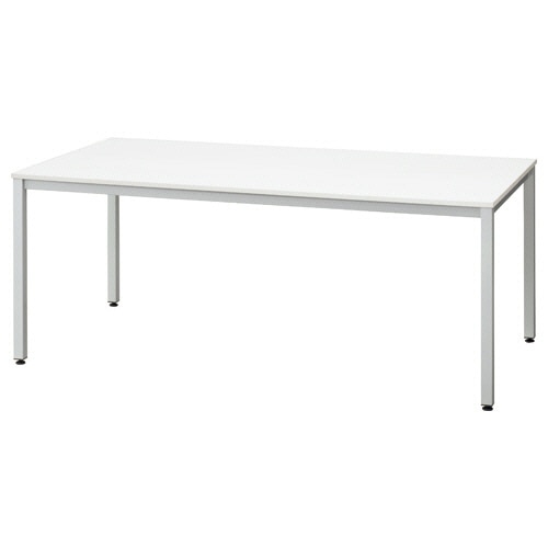 エランサ (N)スクエアテーブル 幅1800×奥行900mm ホワイト(お客様組立) LBS-1890WH 1台
