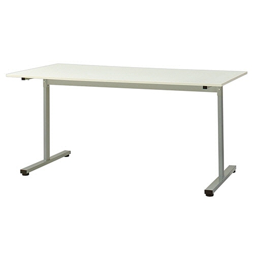 エランサ (N)ミーティングテーブル T字脚 幅1500×奥行750mm ホワイト(お客様組立) LBT-N1575WH 1台
