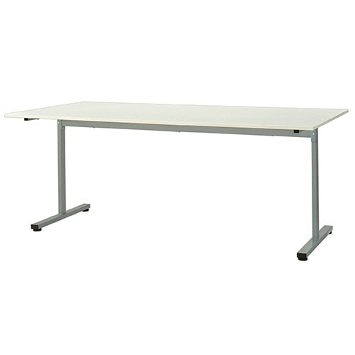 エランサ (N)ミーティングテーブル T字脚 幅1800×奥行900mm ホワイト(お客様組立) LBT-N1890WH 1台