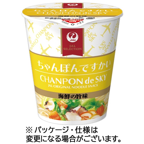 JALUX JALセレクション ちゃんぽんですかい 39g 1ケース(15食)