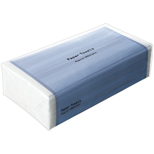 TANOSEE ペーパータオル ハードタイプ(レギュラー) 200枚/パック 1セット(25パック)