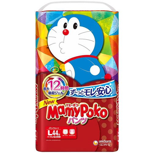 ユニ・チャーム マミーポコパンツ ドラえもん L 1セット(176枚:44枚×4パック)