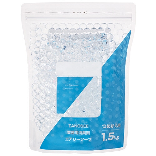 TANOSEE 業務用消臭剤 エアリーソープ 詰替用 1.5kg 1セット(3個)