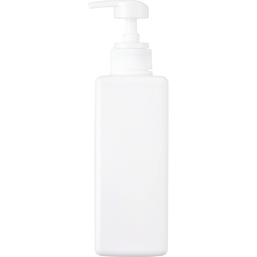 無地ディスペンサー 液体用 500ml ホワイト 1セット(3本)