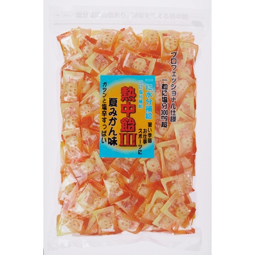 井関食品 熱中飴 夏みかん味 1kg/袋 1セット(3袋)