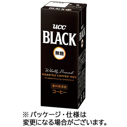 UCC BLACK 無糖 200mL 紙パック 1ケース(24本)