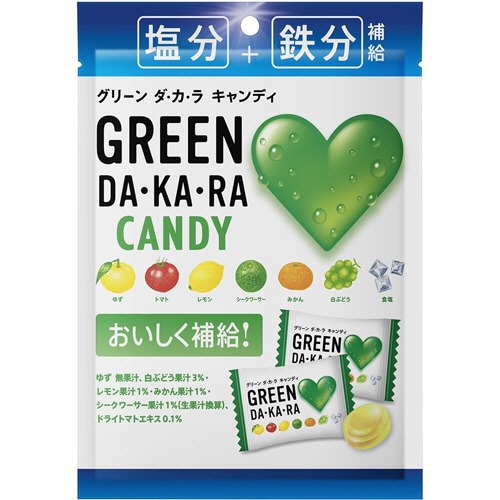 ロッテ GREEN DA・KA・RAキャンディ 79g 1セット(5袋)