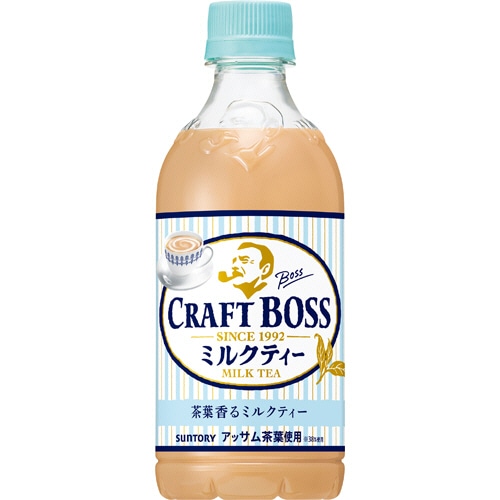 サントリー クラフトボス ミルクティー 450ml ペットボトル 1ケース(24本)