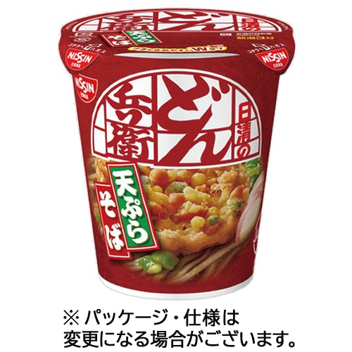 日清食品 日清のどん兵衛 天ぷらそば タテ型 80g 1ケース(20食)