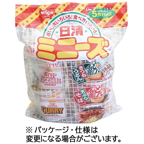 日清食品 日清ミニーズ[東] 5種 1セット(30食:5食×6パック)