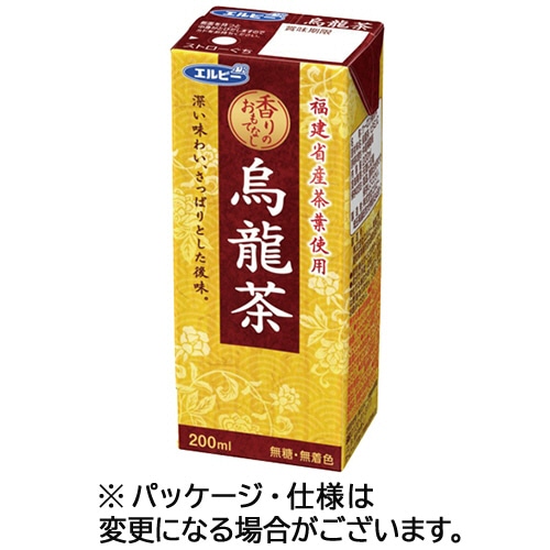 エルビー 烏龍茶 200ml 紙パック 1ケース(30本)