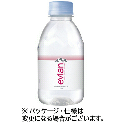 伊藤園　エビアン　２２０ｍＬ　ペットボトル　１セット（９６本：２４本×４ケース）