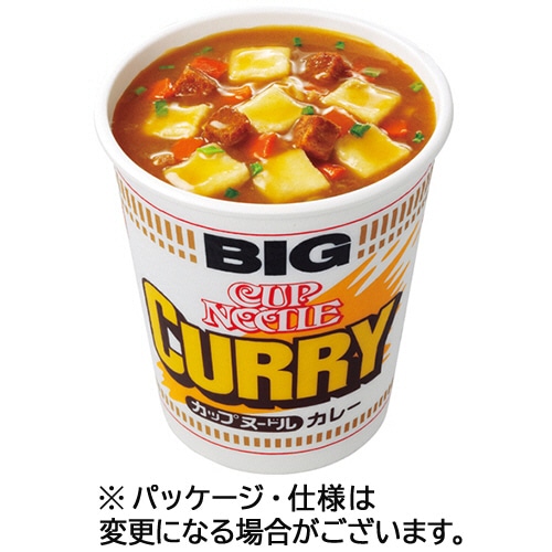 日清食品 カップヌードル カレー ビッグ 121g 1ケース(12食)