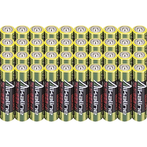 メモレックス・テレックス アルカリ乾電池 単4形 LR03/1.5V40S 1セット(400本:40本×10パック)