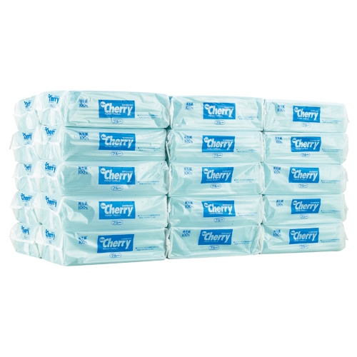 新橋製紙 ペーパータオル ニューチェリー ブルー レギュラー 200枚/パック CH2030B 1セット(30パック)